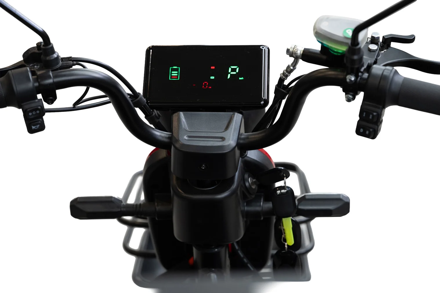 Triciclu electric persoane BLADE VIVA 14, 1200W, 60V 20Ah, 25 km/h, fara permis, autonomie 50 km, portocaliu-negru (BLD312S55PN) - imagine 5