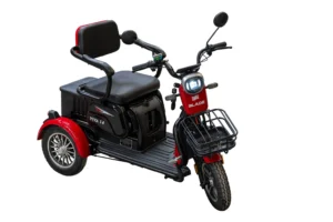 Triciclu electric persoane BLADE VIVA 14, 1200W, 60V 20Ah, 25 km/h, fara permis, autonomie 50 km, portocaliu-negru (BLD312S55PN)