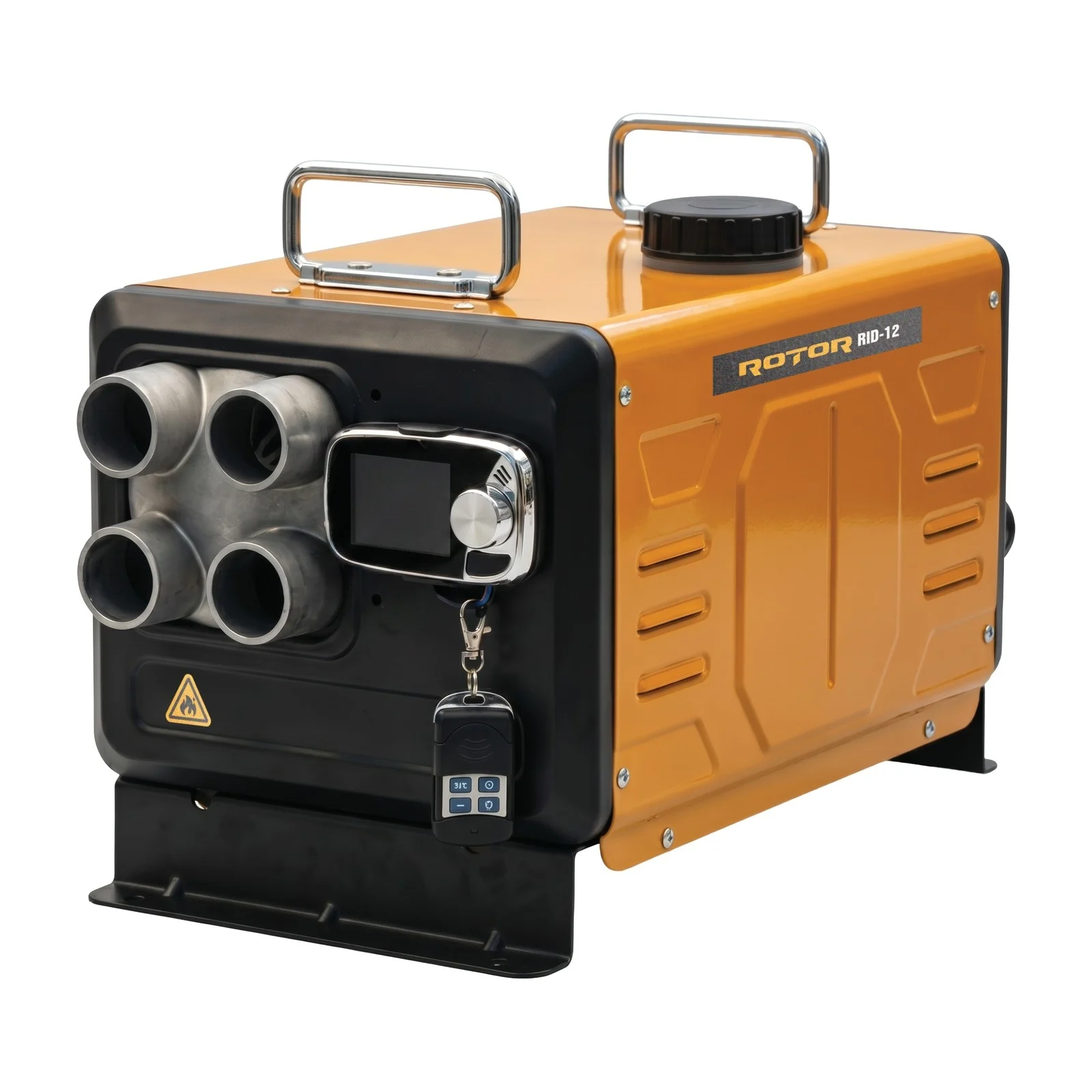 Incalzitor/Sirocou Diesel - ROTOR - 12 kW (5 L) - 12V/24V/230V - cu telecomanda controler LCD - 19037