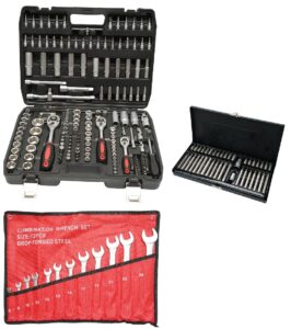 Set 3 in 1 – Complet pentru Atelier/Service – Trusa Chei/Tubulare – ROYAL KRAFT (Breckner) Germania – 224PCS (BK77519 + BK92548 + 66400)