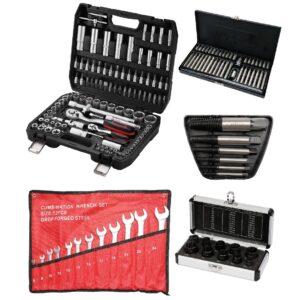 Set 5 in 1 – Complet pentru Atelier/Service – Trusa Chei/Tubulare – ROYAL KRAFT (TEENO) Germania – 176PCS (TEENO 108 + BK92548 + YT-06031 + YT-0590 + 66400)